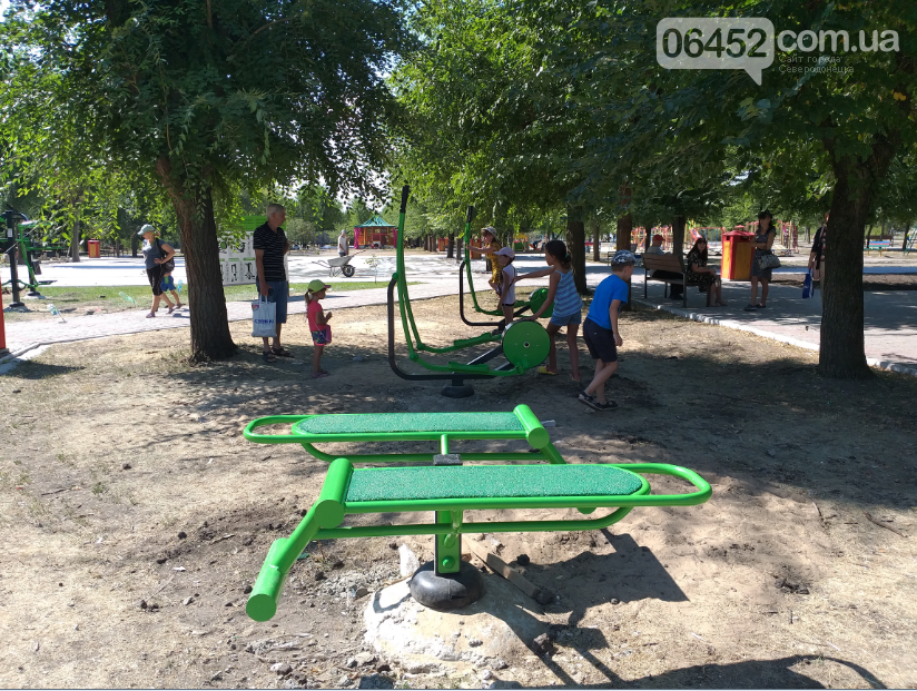 В Северодонецке появился тренажерный зал под открытым небом, фото-5 В Северодонецке появился тренажерный зал под открытым небом, фото-5