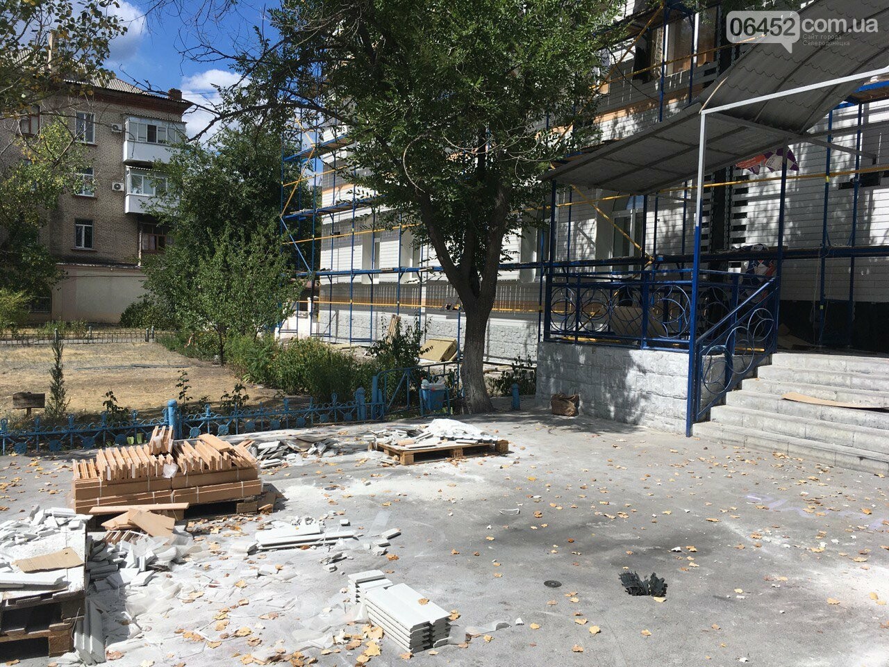 Карантин не помеха: в Северодонецке реконструируют школу (..., фото-3 Карантин не помеха: в Северодонецке реконструируют школу (фото) , фото-3