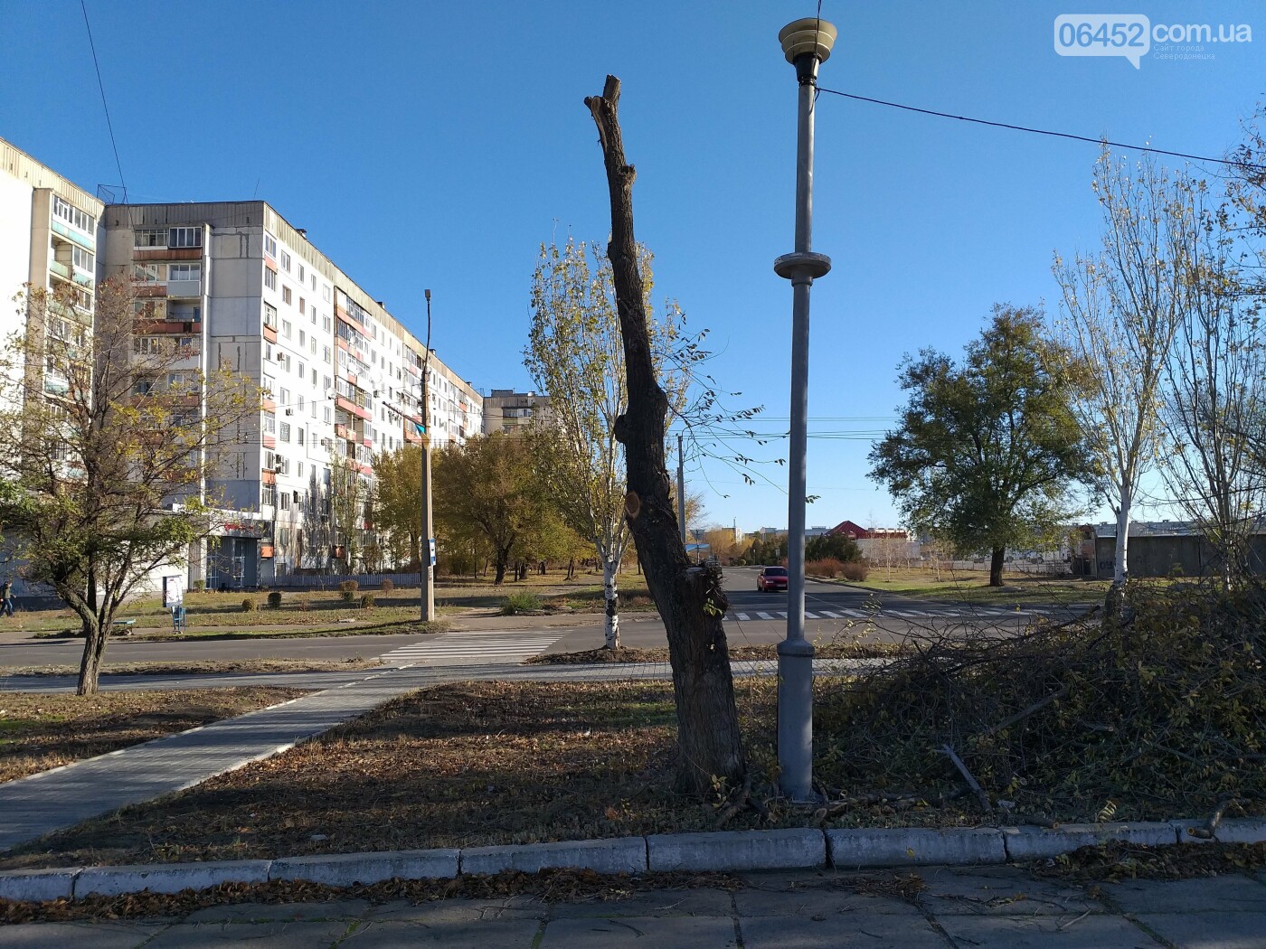 Северодончане жалуются на мусор оставленный рабочими после..., фото-3 Северодончане жалуются на мусор оставленный рабочими после опиловки деревьев, фото-3
