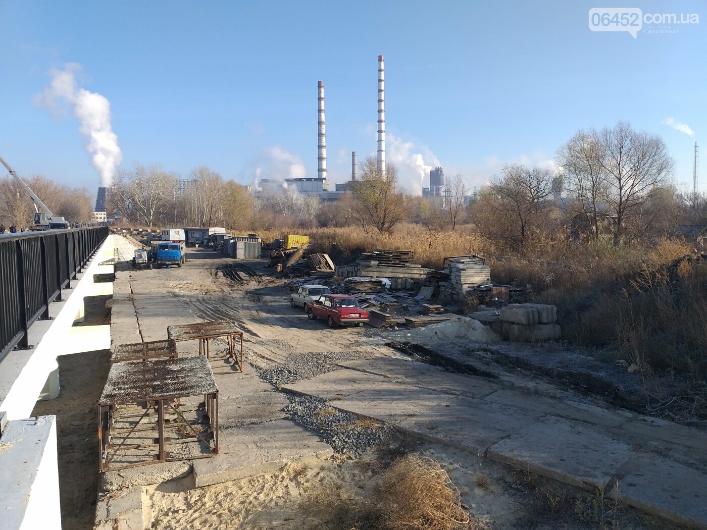 Пойменный мост между Северодонецком и Лисичанском готовят..., фото-10 Пойменный мост между Северодонецком и Лисичанском готовят к открытию (фото), фото-10