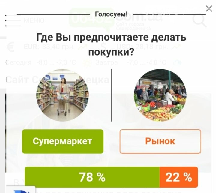 Супермаркет или рынок: где предпочитают делать покупки севе..., фото-1 Супермаркет или рынок: где предпочитают делать покупки северодончане?, фото-1