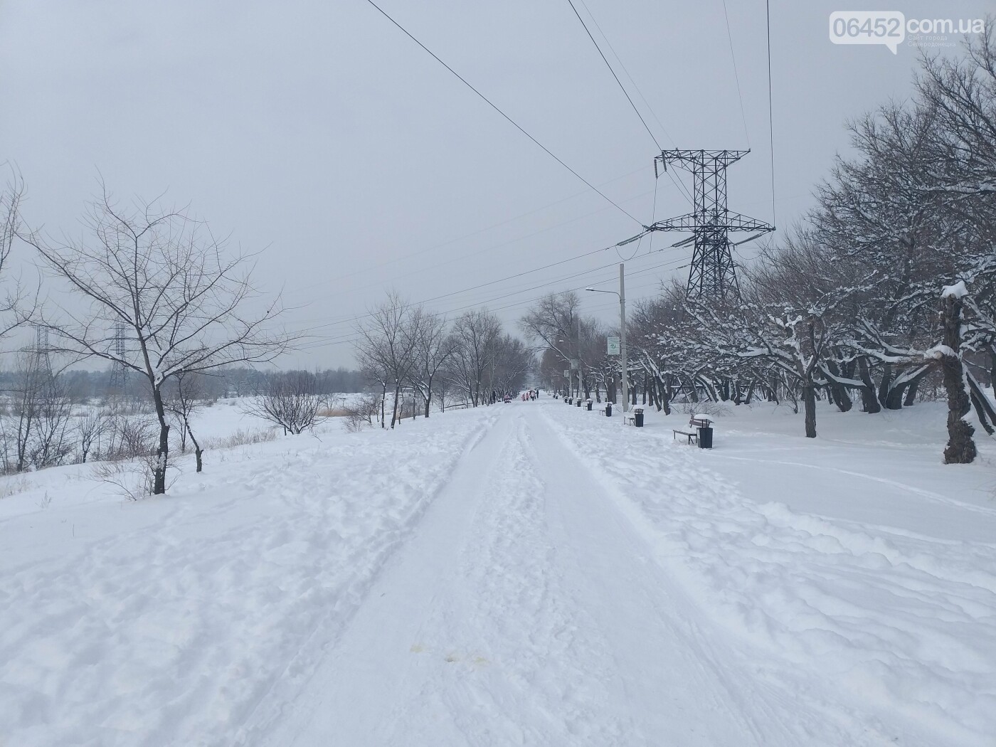 Заснеженный город: в Северодонецк пришла настоящая зимняя сказка (фото) , фото-17