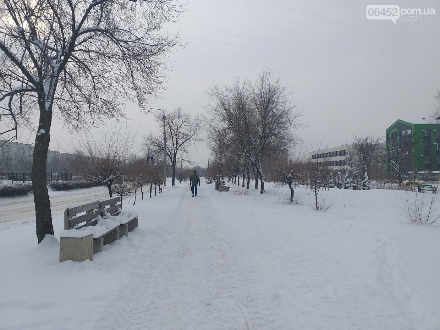 Заснеженный город: в Северодонецк пришла настоящая зимняя сказка (фото) , фото-21