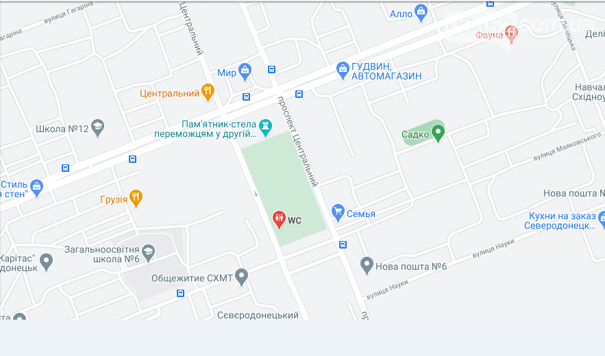 Нужное место: где в Северодонецке найти общественные туалеты, фото-1
