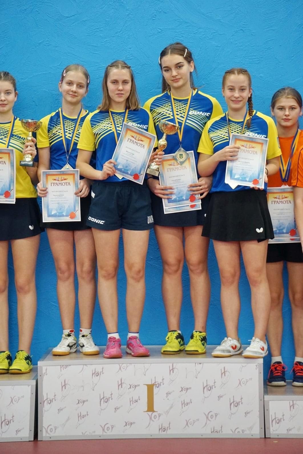 Спортсменки Северодонецка в составе сборной области выигра..., фото-1 Спортсменки Северодонецка в составе сборной области выиграли Чемпионат Украины по настольному теннису , фото-1