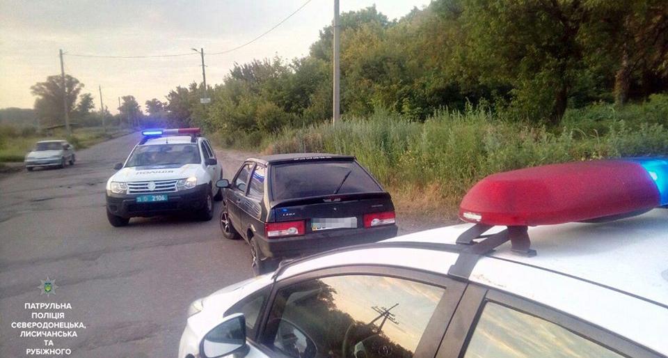 Северодонецкий водитель утроил ралли с полицейскими Северодонецкий водитель утроил ралли с полицейскими