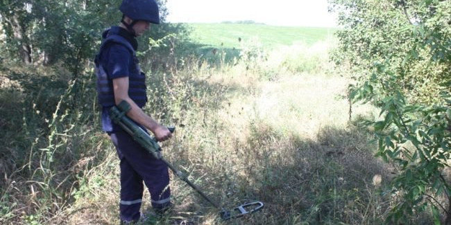 Пиротехники ГСЧС Луганщины обнаружили 33 взрывоопасных предмета Пиротехники ГСЧС Луганщины обнаружили 33 взрывоопасных предмета, Вадим Максимов