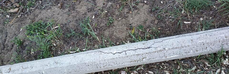 В Северодонецке устанавливают "опасные" столбы В Северодонецке устанавливают "опасные" столбы, Антон Малиновский
