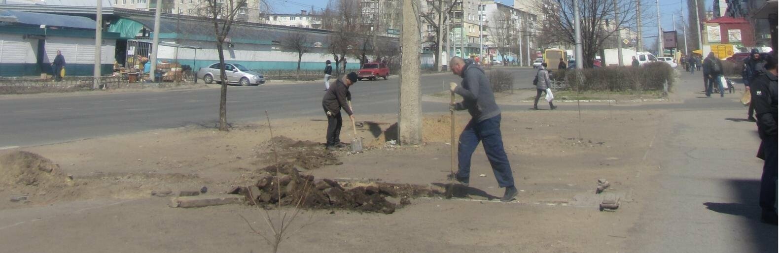 Как отремонтировали велосипедные дорожки по ул. Курчатова в Северод... Как отремонтировали велосипедные дорожки по ул. Курчатова в Северодонецке (фото)
